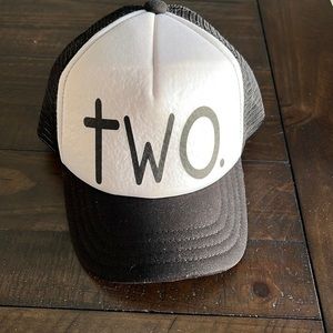 TWO. Toddler Baseball Cap